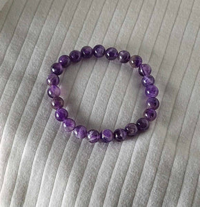 Amethyst bracelet (8mm)