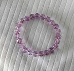 Amethyst bracelet (faceted, 8mm)