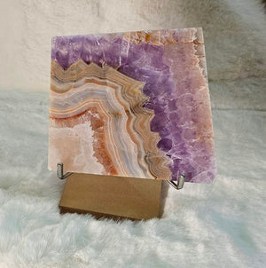 Amethyst and Agate slab