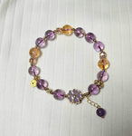 Amethyst and Citrine bracelet