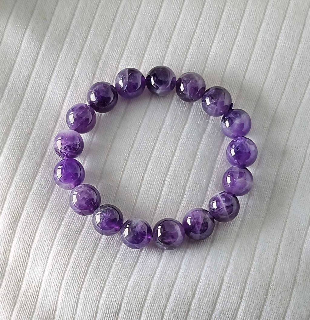 Amethyst bracelet 11.6mm
