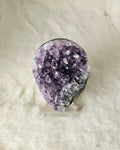 Amethyst druzy (egg-shaped) 1A