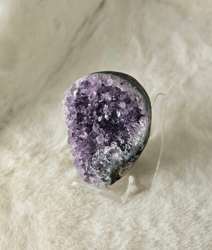 Amethyst druzy (egg-shaped) 1A