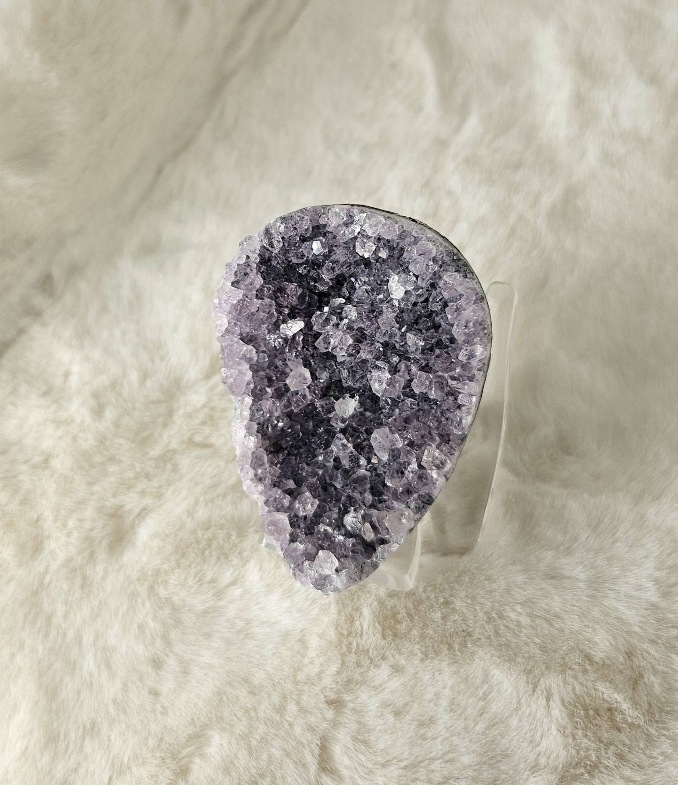 Amethyst druzy (egg-shaped) 2A