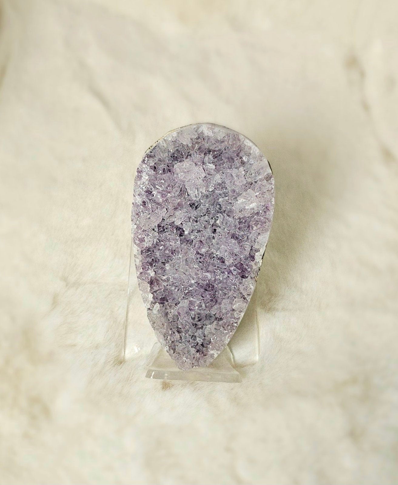 Amethyst druzy (egg-shaped) 3A