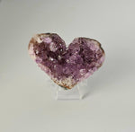 Amethyst druzy ( heart-shaped) 3A