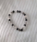 Tourmalinated Quartz bracelet 6.5mm