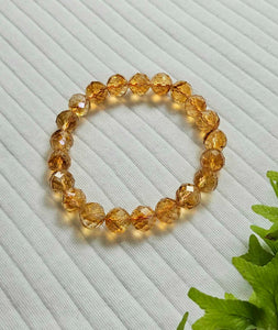 Faceted Citrine bracelet (8mm)