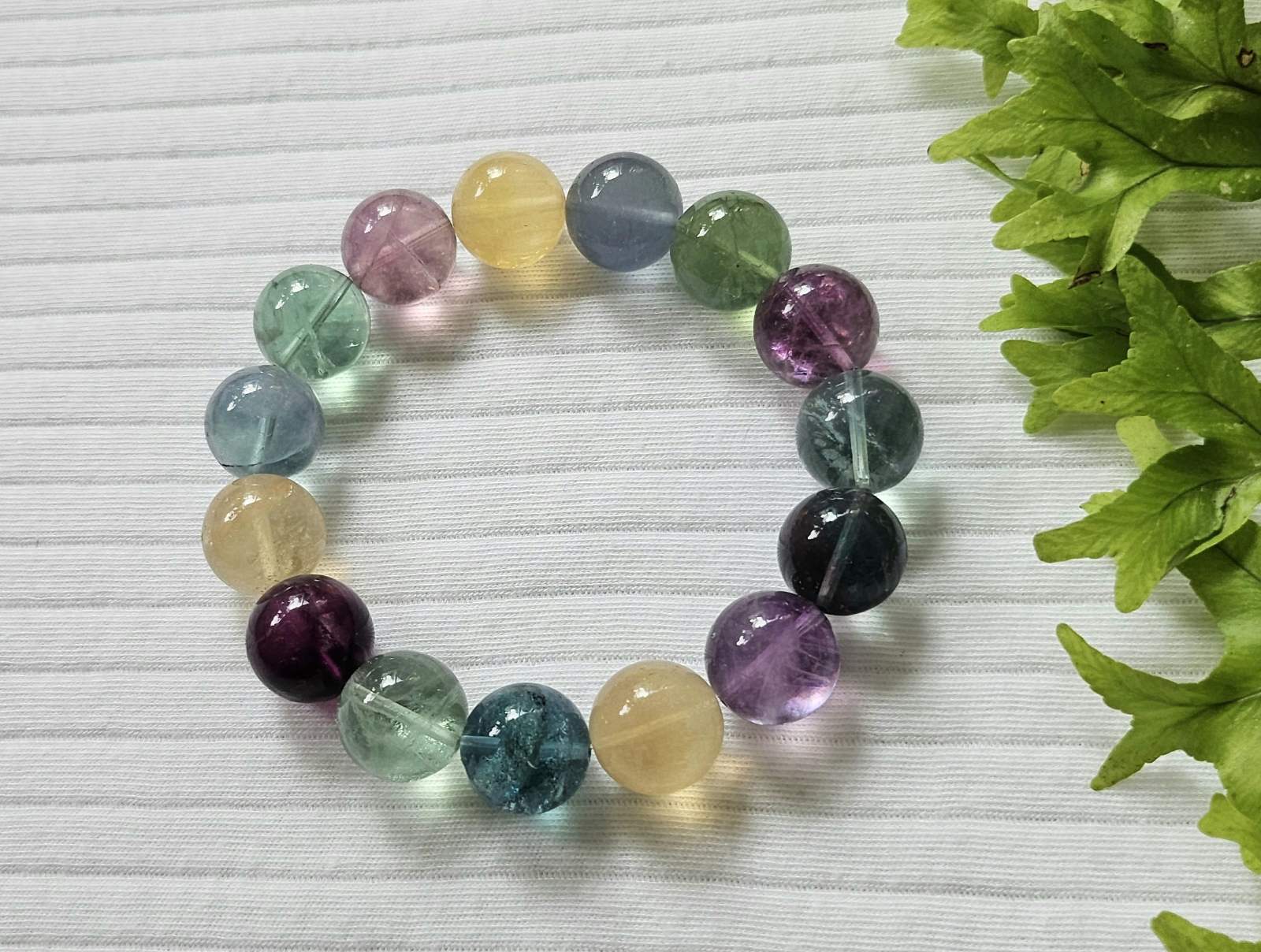 Flourite bracelet (14mm)