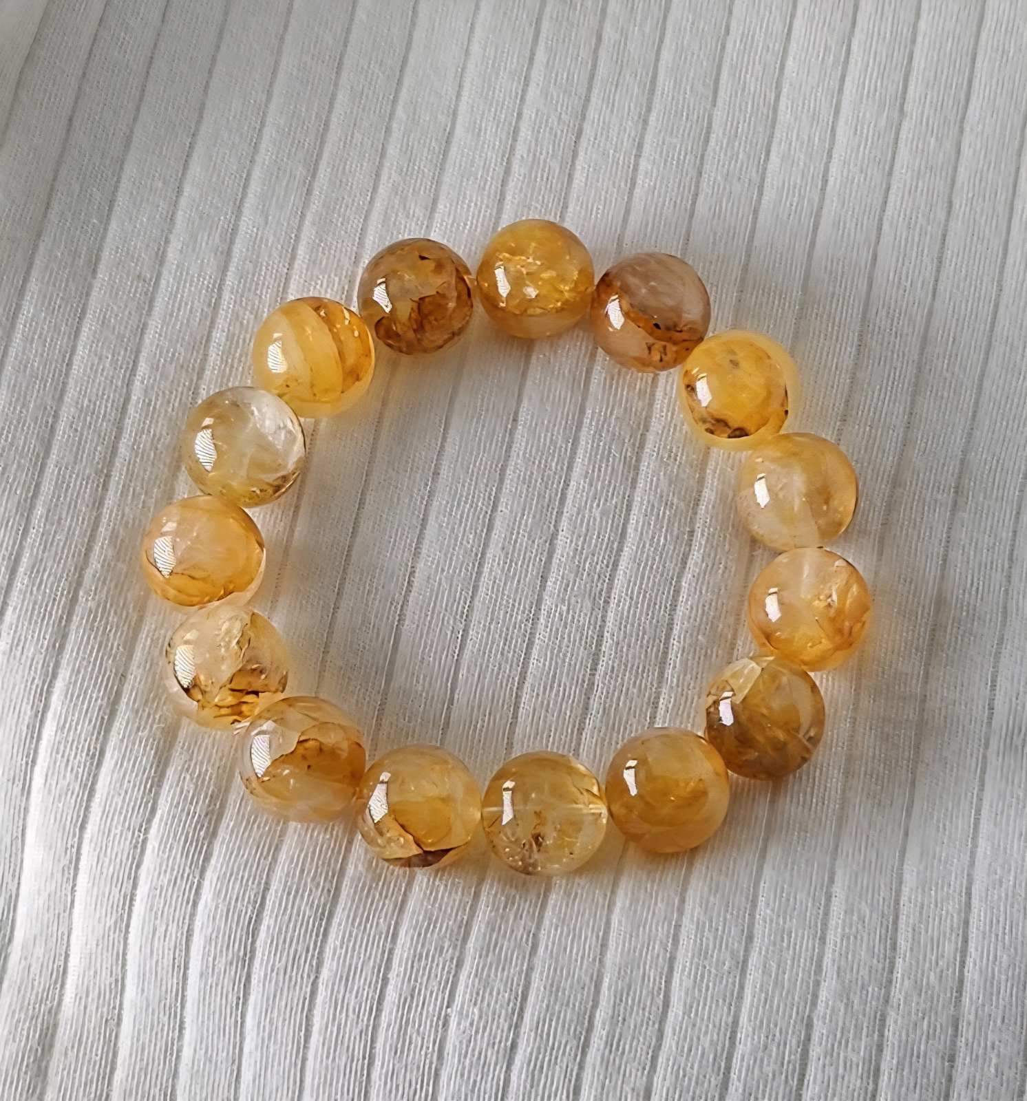 Golden Healer Quartz bracelet 14.5mm