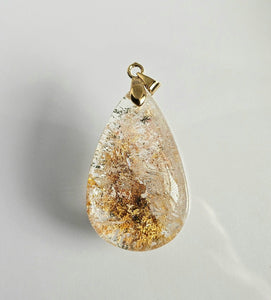 Lodolite Quartz pendant 1A