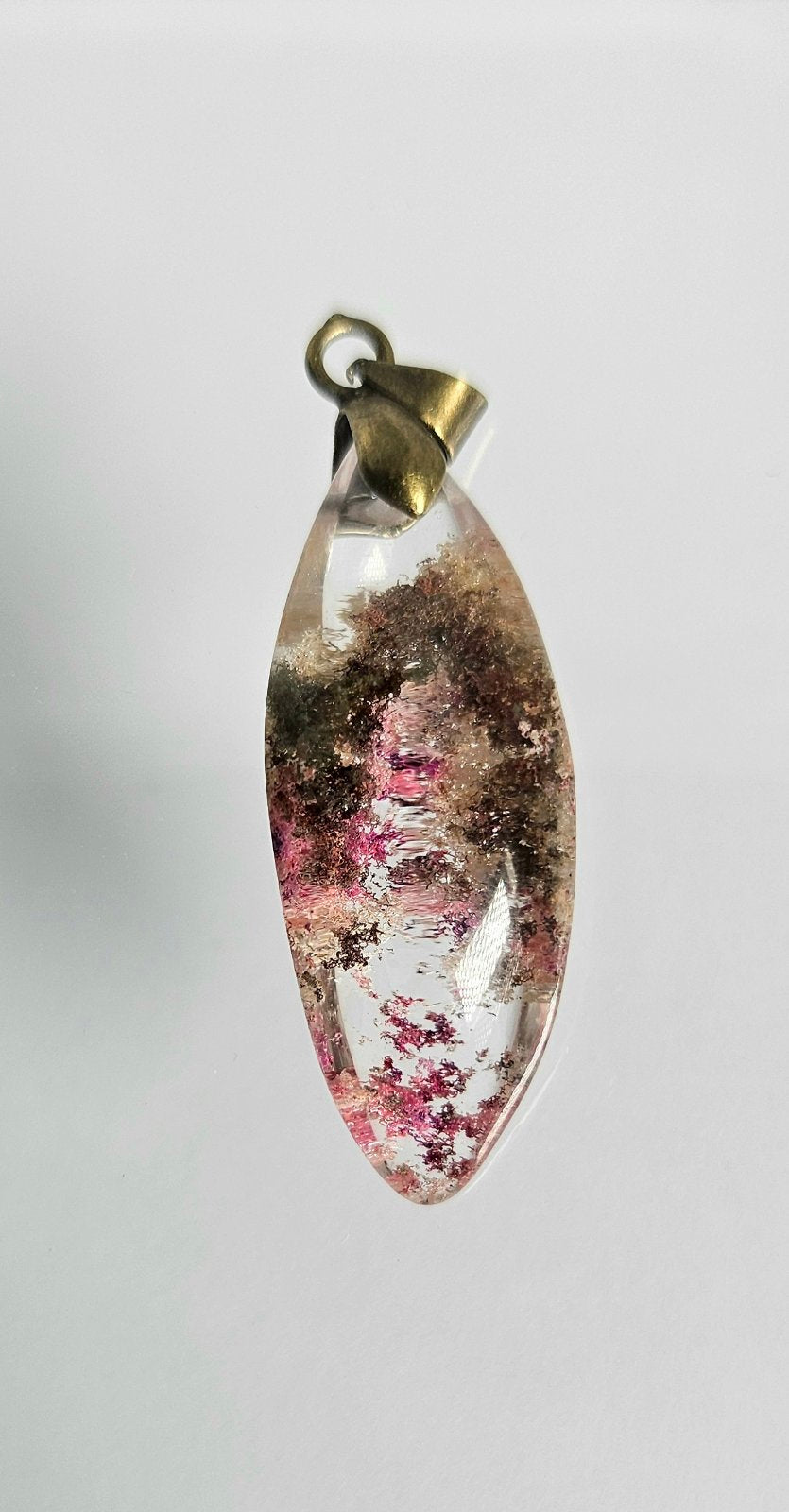 Lodolite Quartz pendant 3A