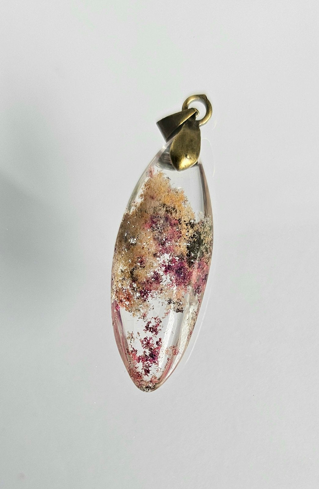 Lodolite Quartz pendant 3A