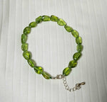 Peridot bracelet 7mm
