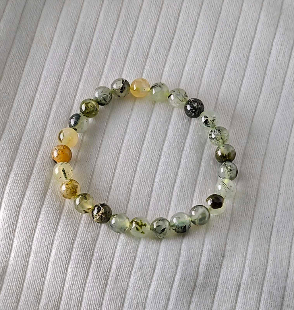 Prehnite bracelet 8mm