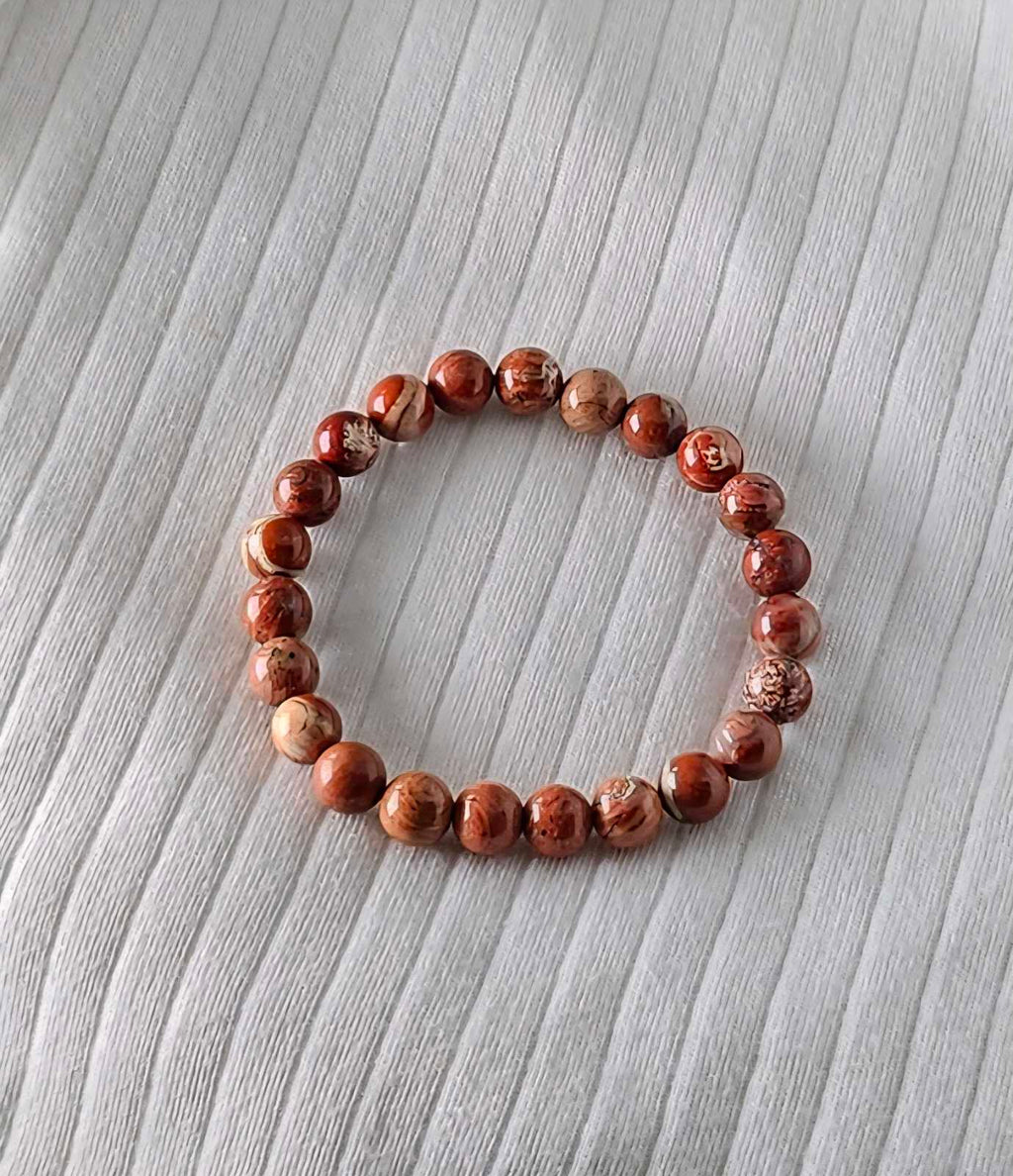 Red Jasper bracelet 8mm