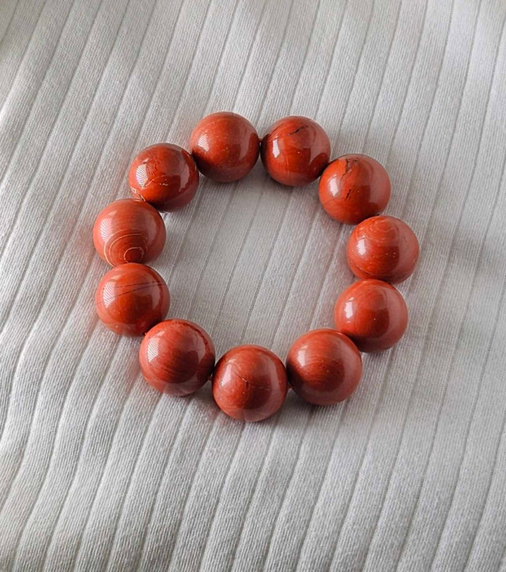 Red Jasper bracelet 20mm