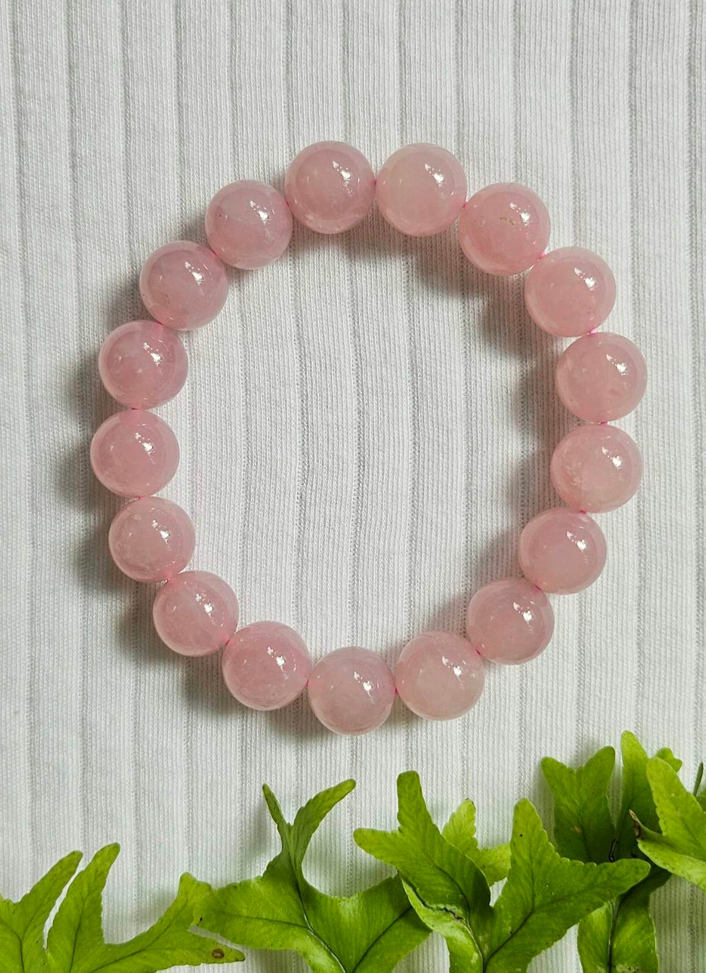 Rose Quartz bracelet (12mm)