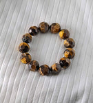 Tiger's Eye bracelet (faceted, 15.5mm)