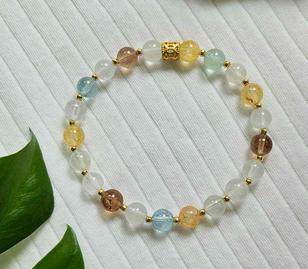 Topaz bracelet (7mm)