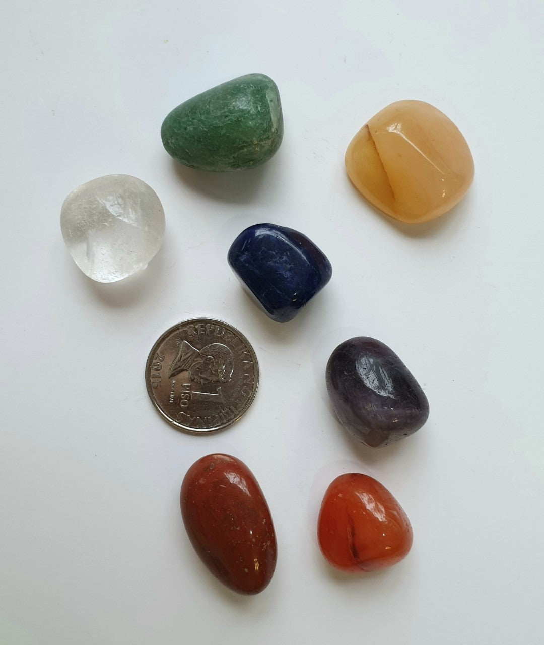 STARTER KIT 7-piece Chakra tumbled stones