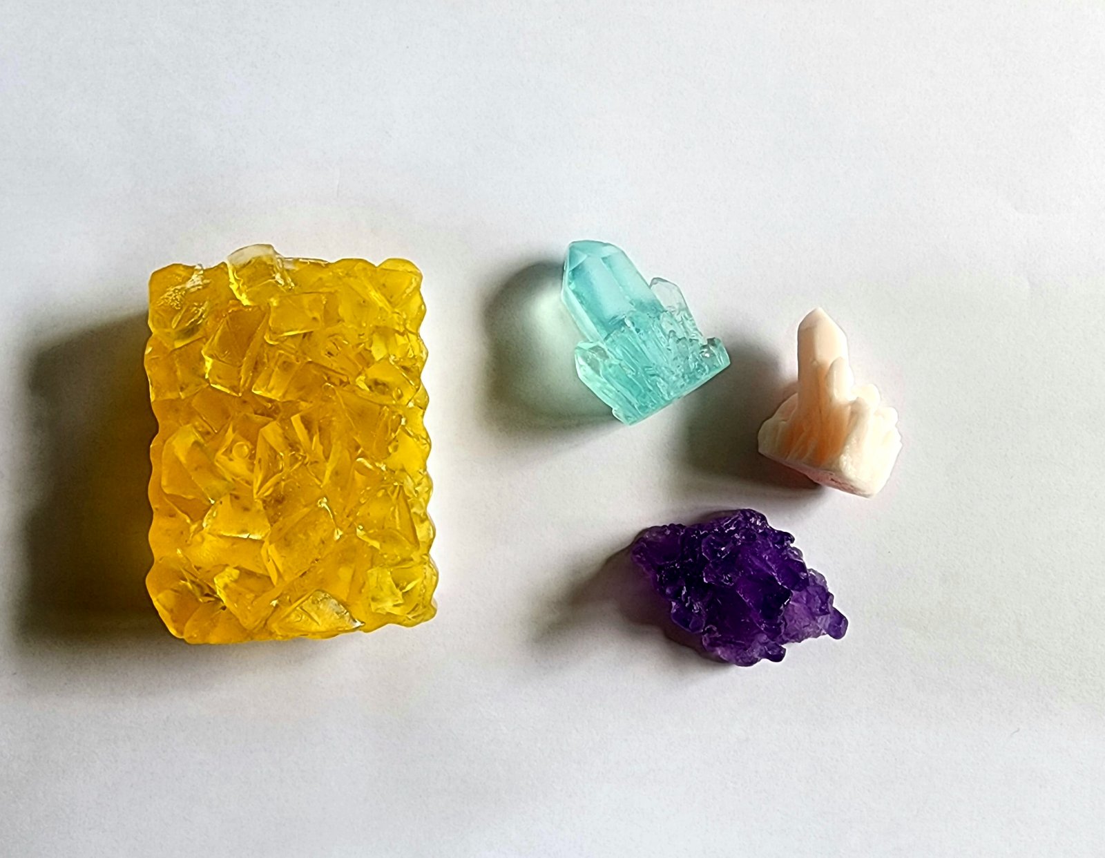 Citrine Honey Aura-cleansing Crystal Reiki soap