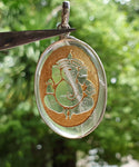 Lord Ganesha Clear Quartz pendant (handmade) - IndigoCrystals